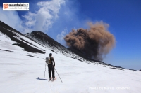 Scialpinismo e Free Ride sull’Etna, sciando sul fuoco…