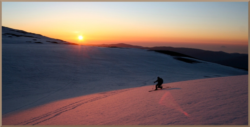 Ski Touring and Free Ride on Etna Skiing on Fire…